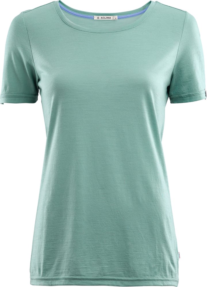 Aclima Women's LightWool 140 T-shirt Oil Blue Aclima