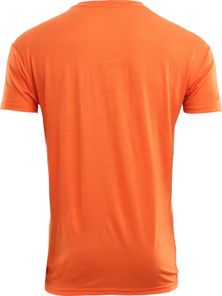 Aclima LightWool Classic Tee Woodprint Man Orange Tiger Aclima