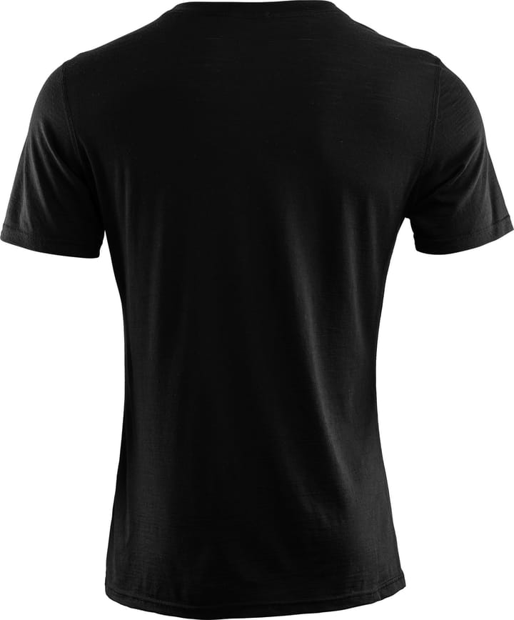 LightWool Undershirt T-shirt Man Jet Black Aclima