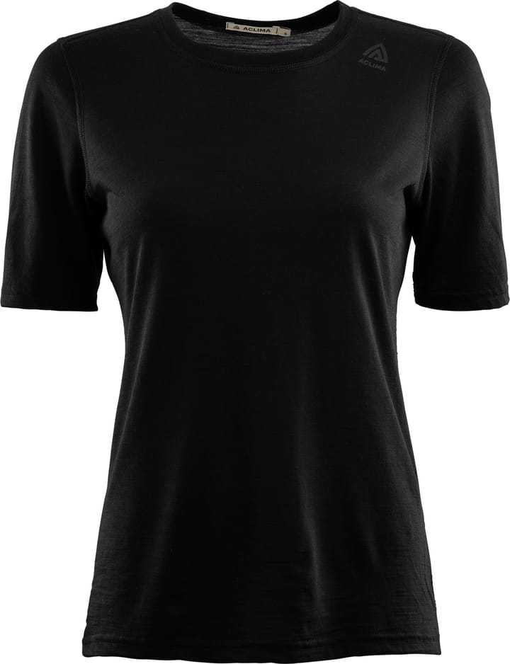 Aclima Women's LightWool 140 Undershirt T-shirt Jet Black Aclima