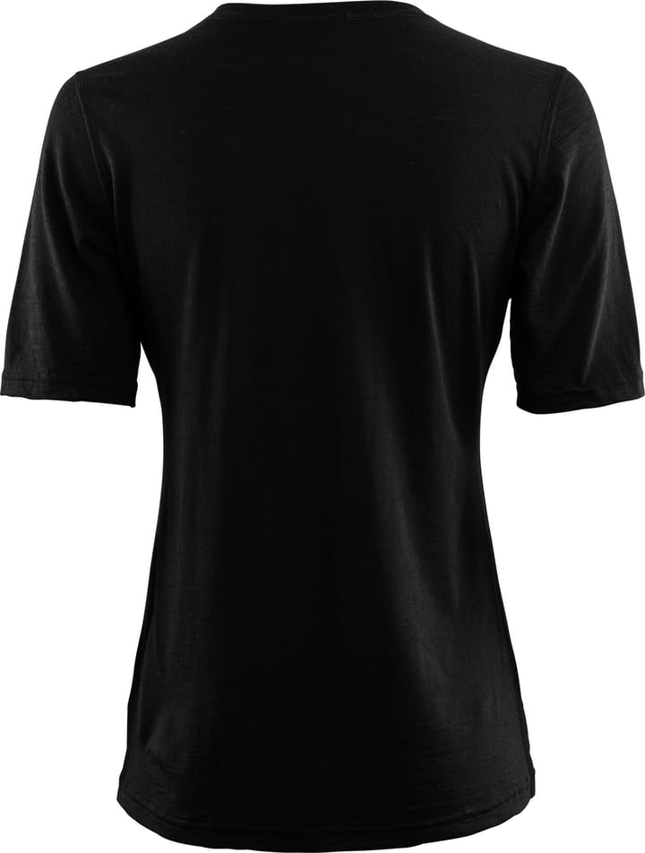 Aclima LightWool Undershirt T-shirt Woman Jet Black Aclima