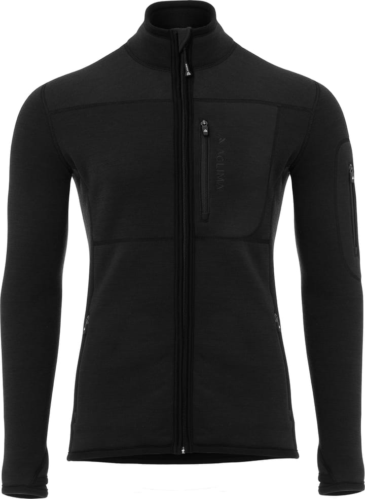 Aclima Men's FleeceWool Jacket Jet Black Aclima