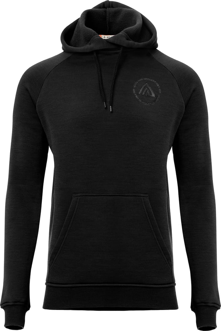 Aclima Men's FleeceWool V2 Hoodie Jet Black Aclima