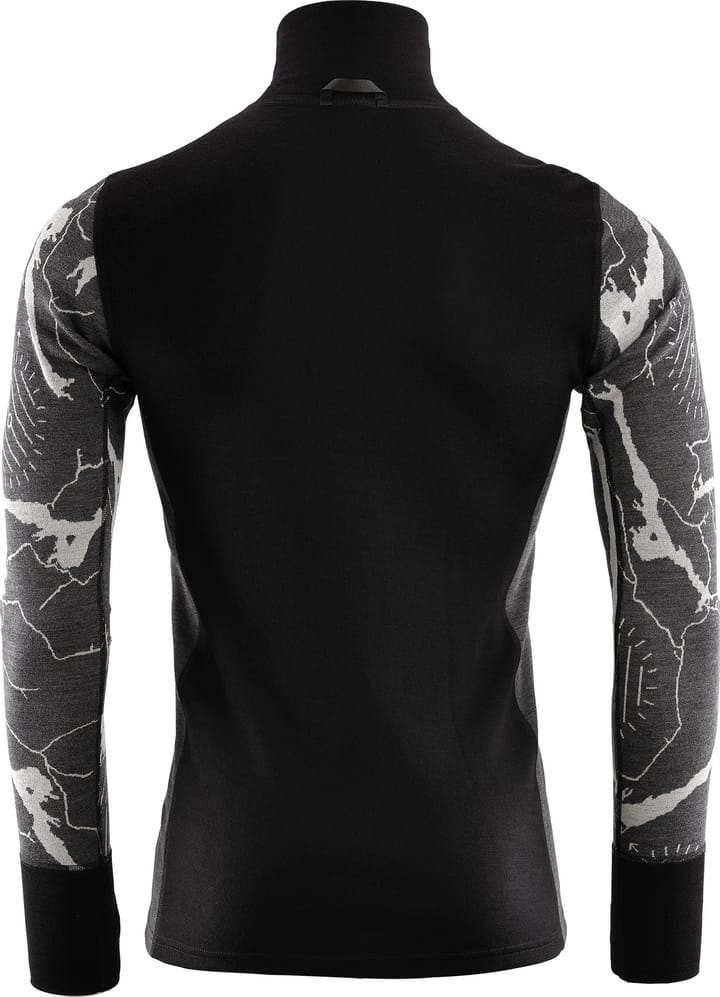 Aclima Men's Lars Monsen Femunden Polo Jet Black/Marengo/Femunden Dark Aclima