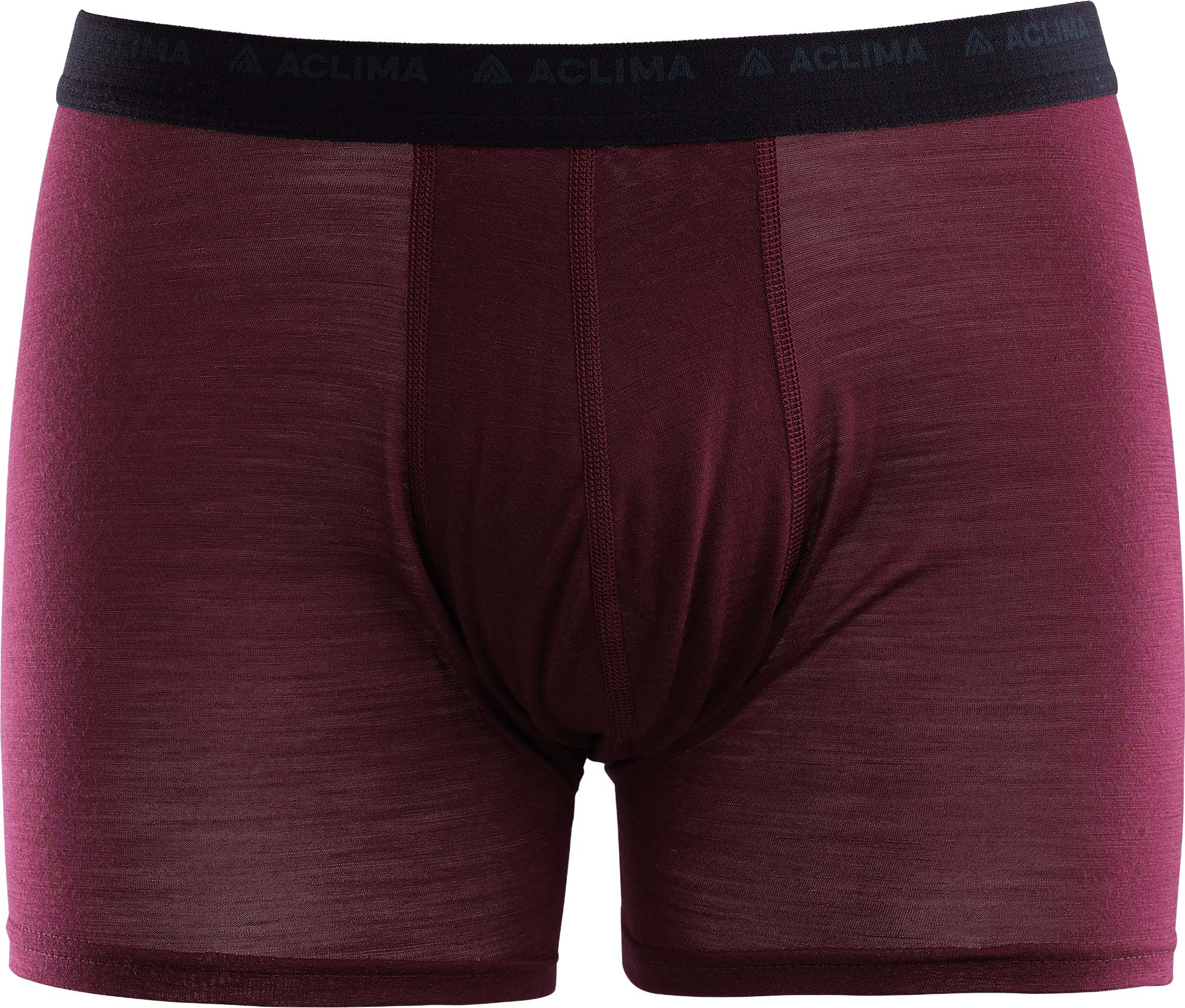 Aclima Men's LightWool 140 Boxer Zinfandel Alusvaatteet S