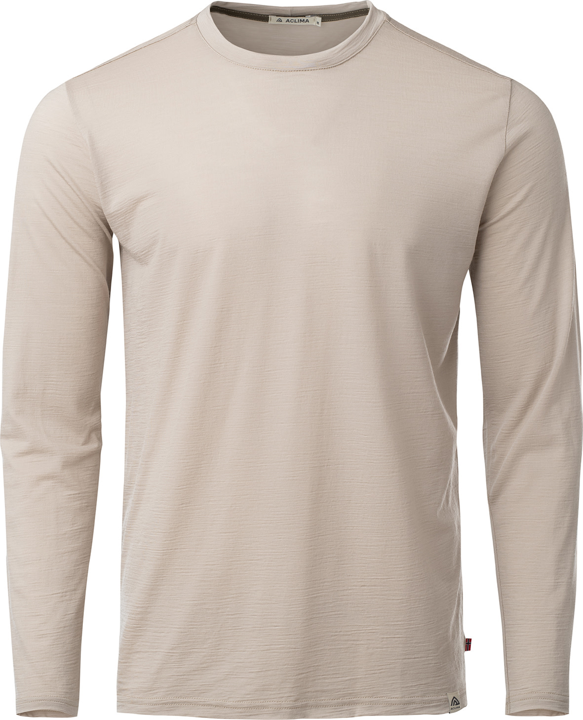 トップス ACLIMA Light Wool 180 Crewneck size S Aclima Men's LightWool 180 Crewneck Simply Taupe | Buy Aclima