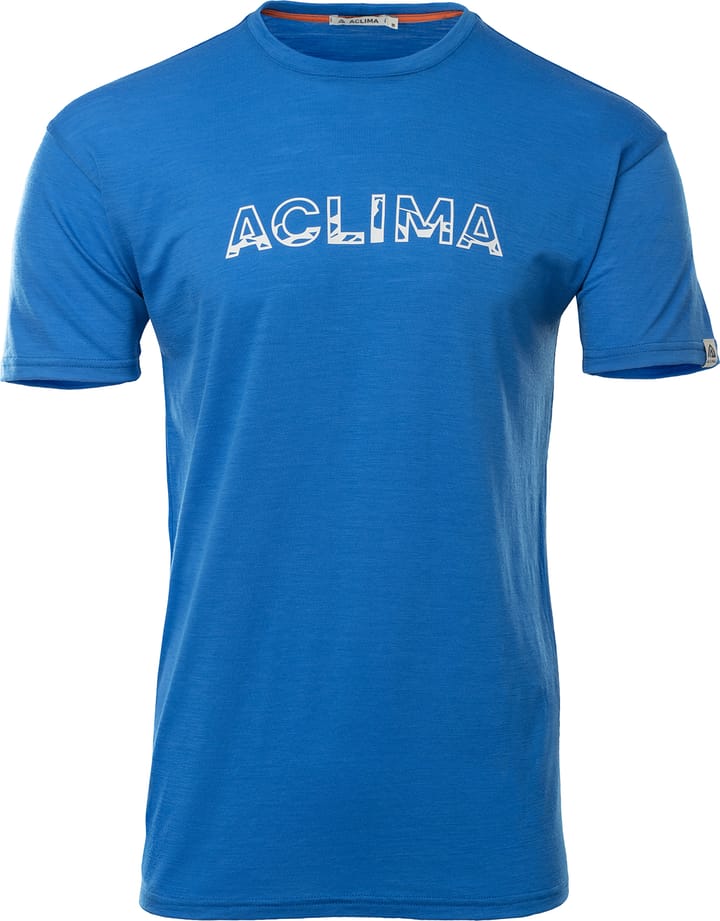 Aclima Men's LightWool 140 Classic Tee Logo Daphne Aclima