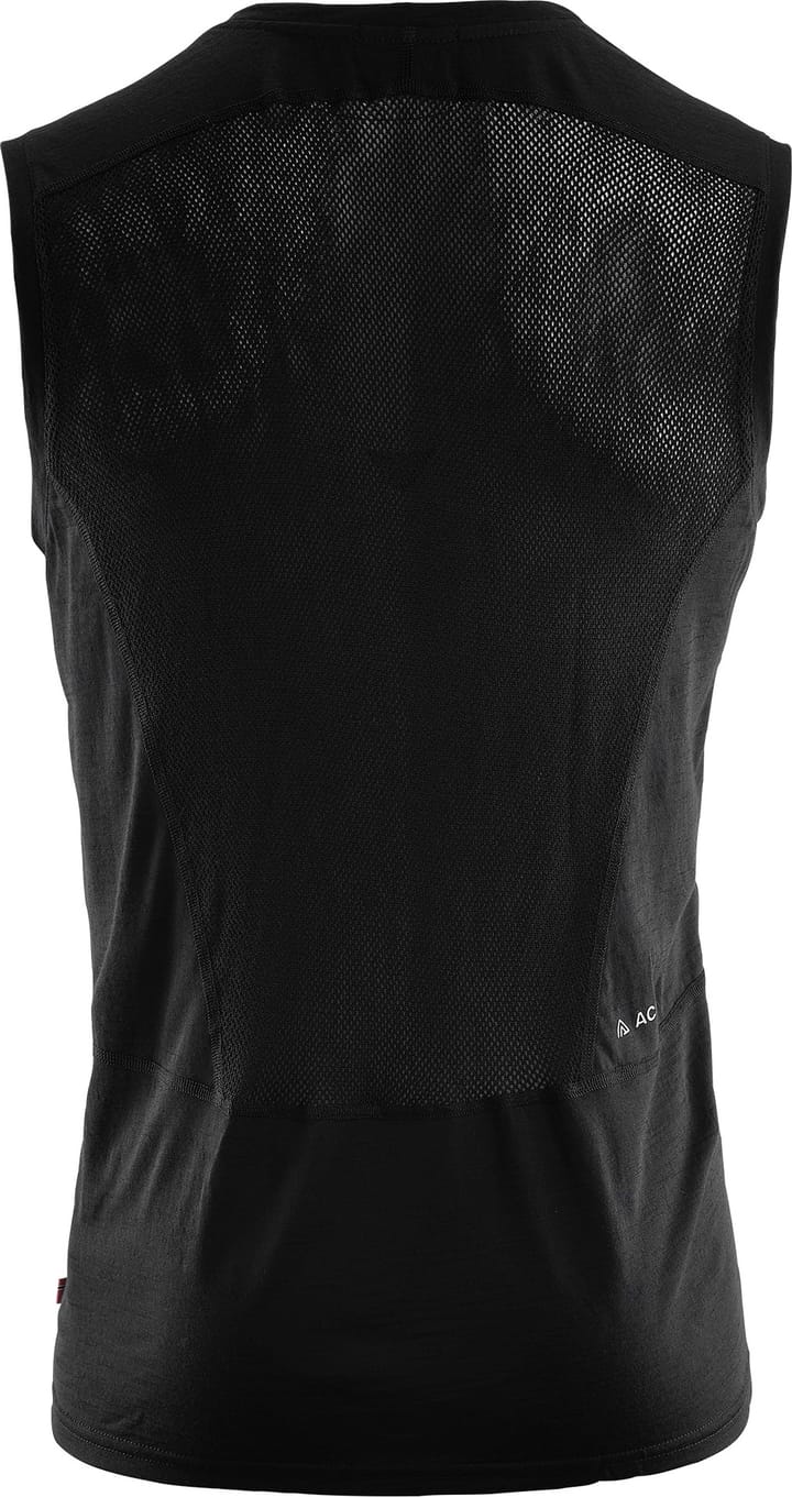 Aclima Men's LightWool Sports Singlet Jet Black Aclima
