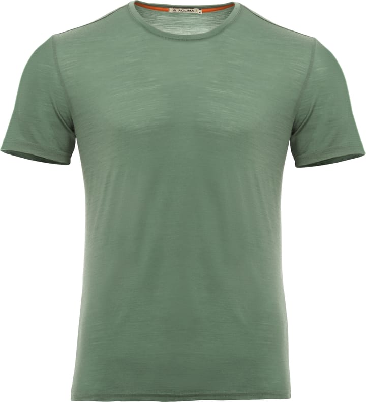 Aclima Men's LightWool T-shirt Round Neck Dark Ivy Aclima