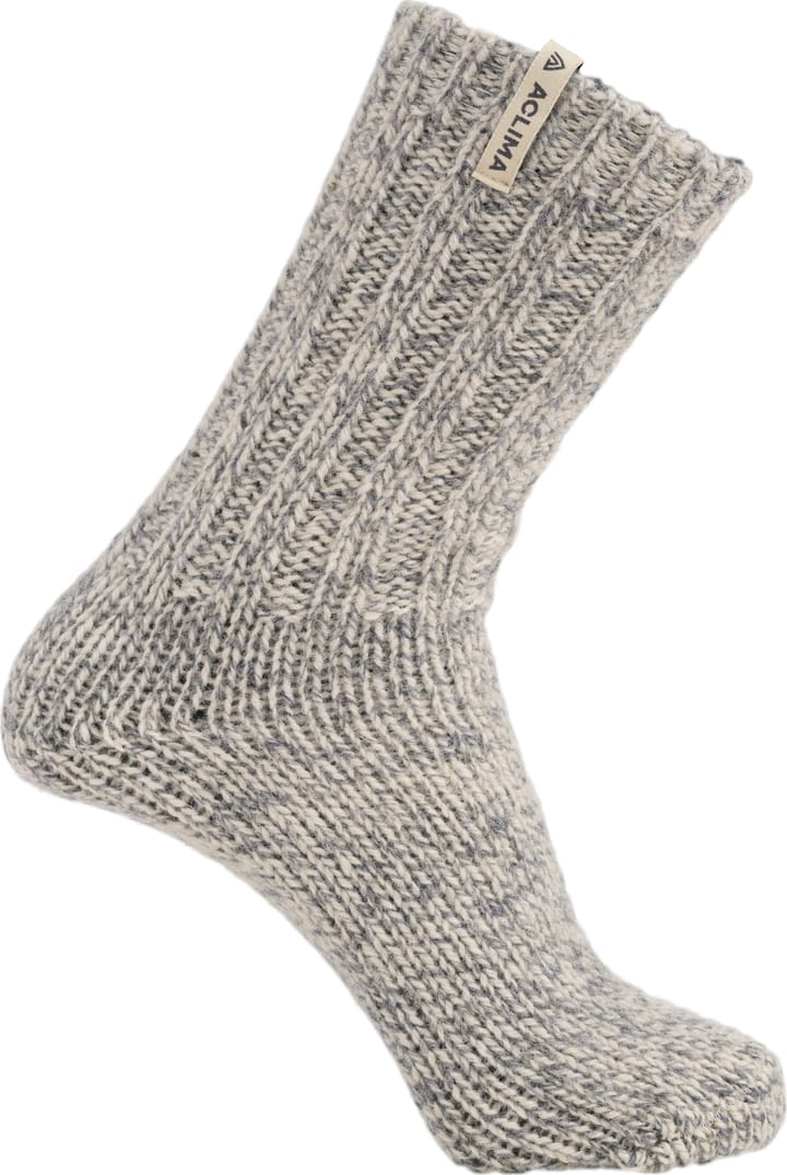 Aclima Norwegian Wool Socks Grey/White Aclima