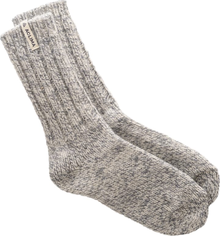 Aclima Norwegian Wool Socks Grey/White Aclima