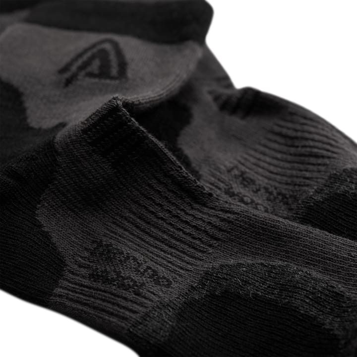 Running Socks 2-Pack Jet Black Aclima