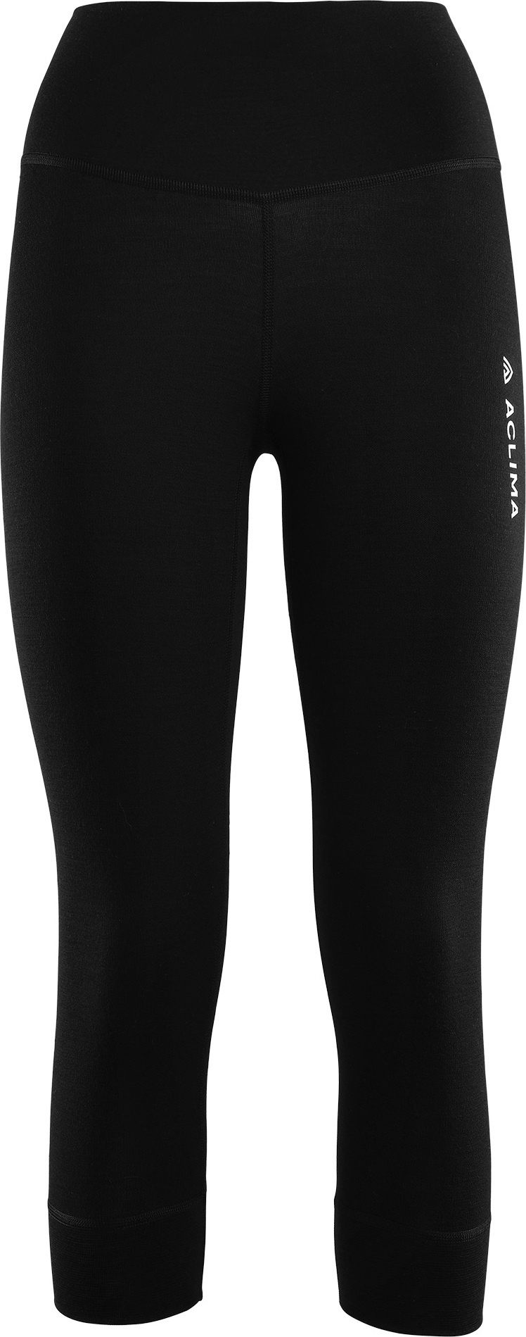 aclima Women’s WarmWool 3/4 Longs Jet Black