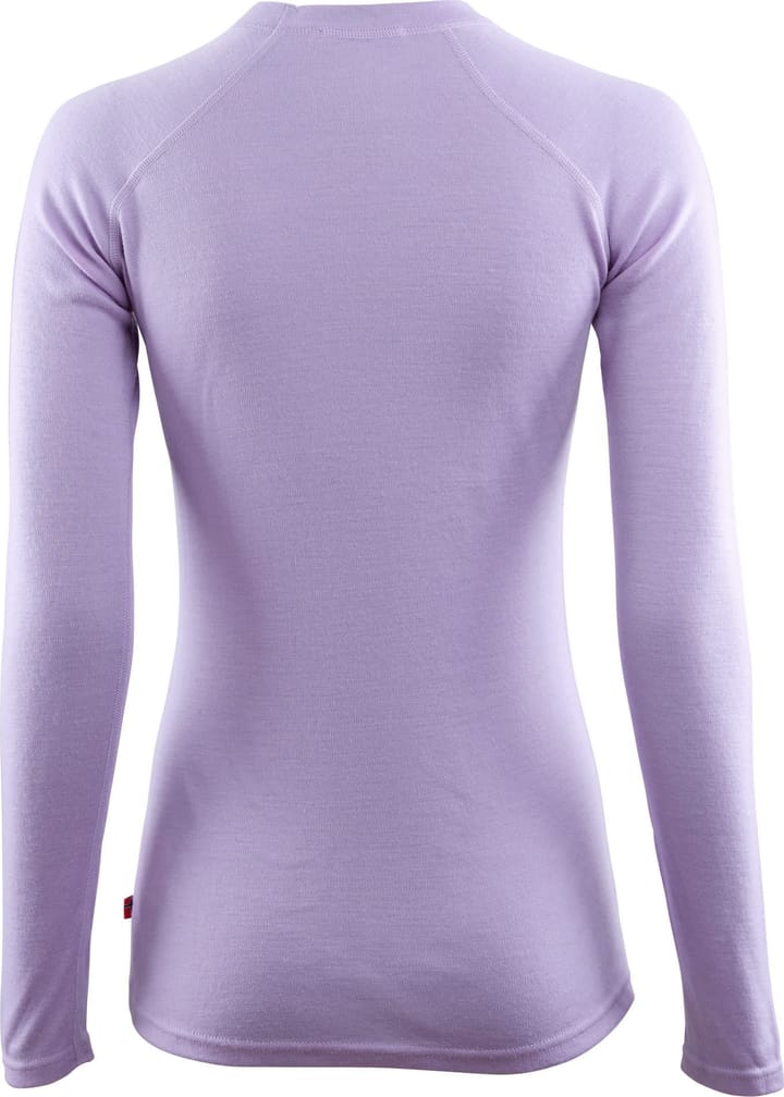 Aclima Women's WarmWool Crewneck Purple Rose Aclima