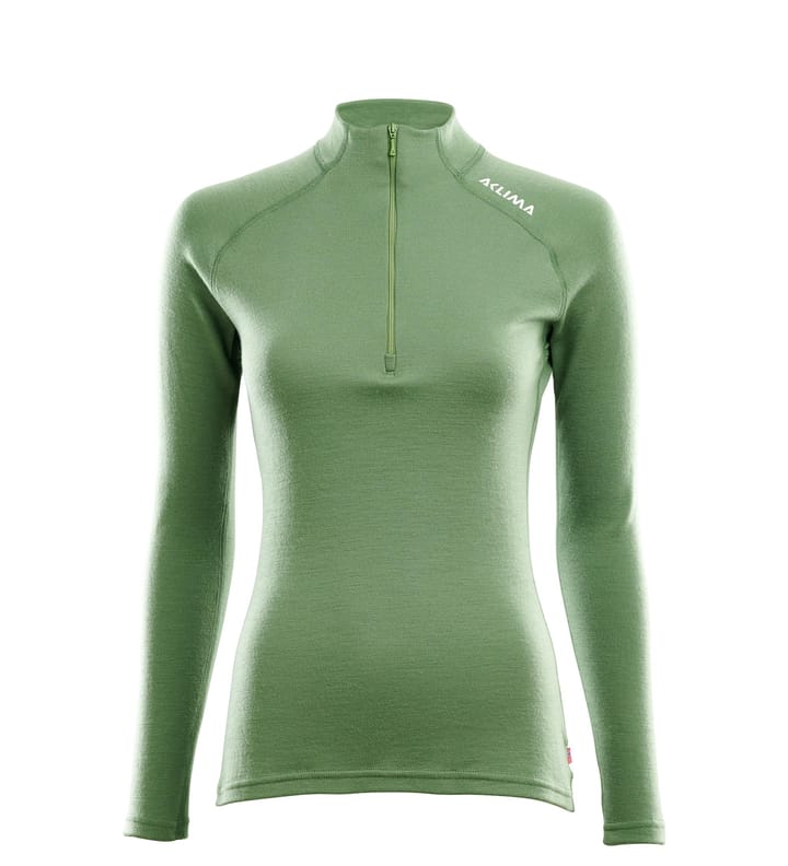Aclima Warmwool Mock Neck Shirt, Woma Dill Aclima