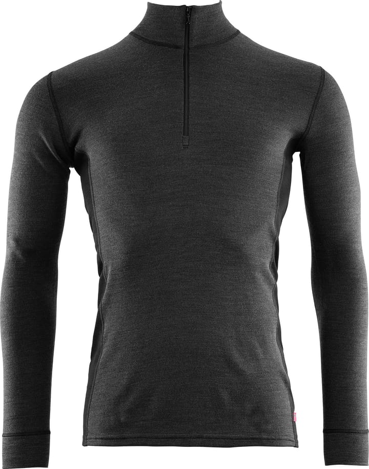 Aclima WarmWool Mock Neck with Zip Man Marengo/Jet Black Aclima