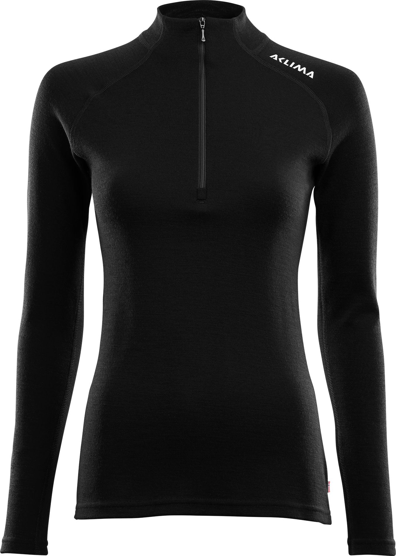 WarmWool Mockneck Woman Jet Black