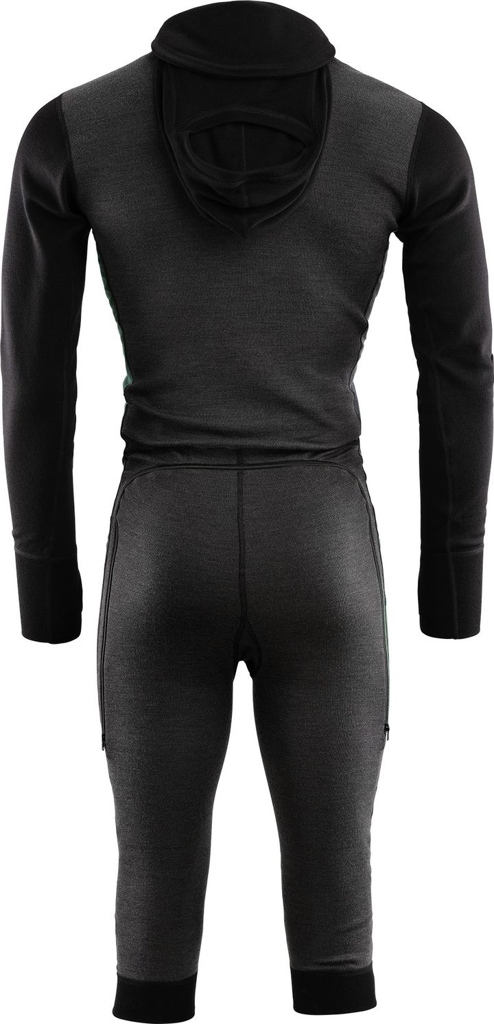 Aclima WarmWool Overall 3/4 Man Marengo/Jet Black/Green Gables Aclima