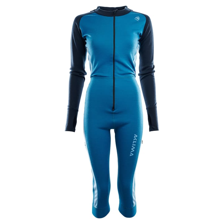 Aclima Women's WarmWool Overall 3/4 Blue Sapphire(Navy Blazer/Azu. Aclima Aclima Women's WarmWool Overall 3/4 Blue Sapphire(Navy Blazer/Azu. Aclima