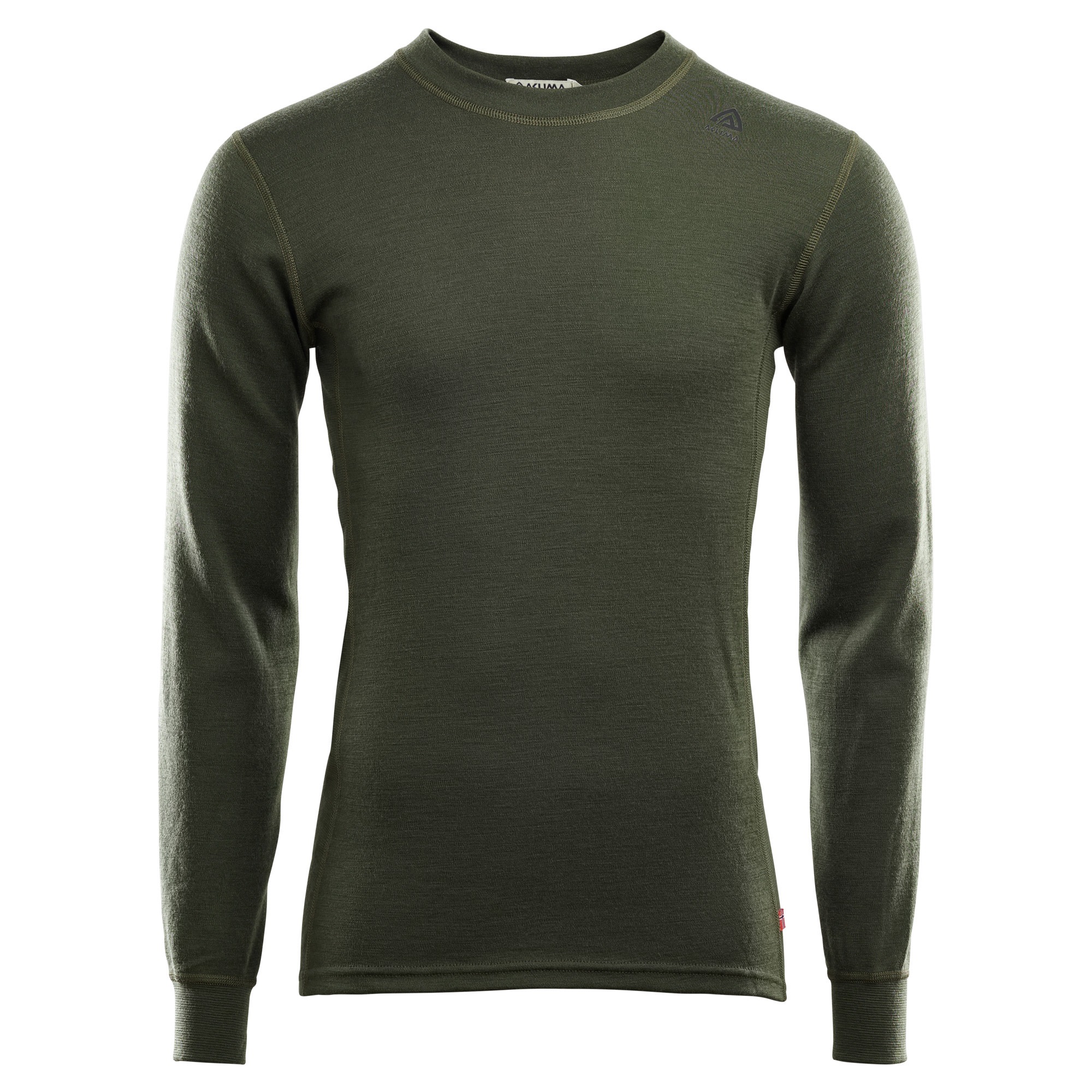 aclima WarmWool Crew Neck Man Olive Night