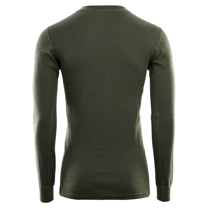 Aclima Men's WarmWool Crew Neck Olive Night Aclima