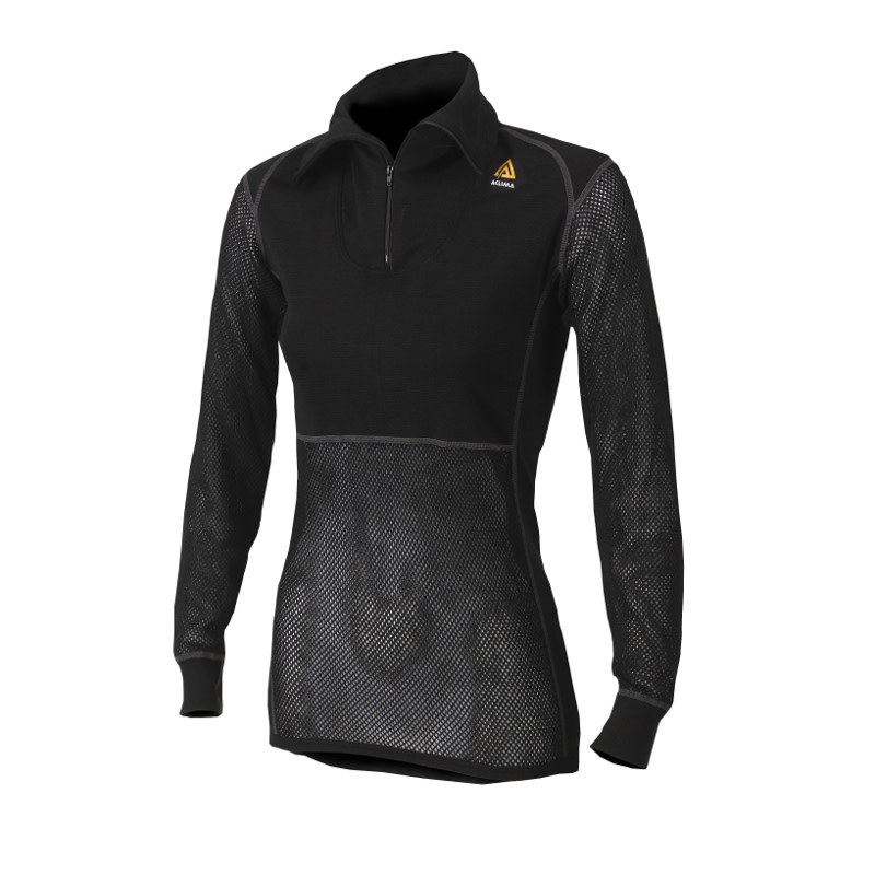 WoolNet Polo With Zip Woman