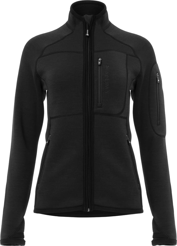 Aclima Women's FleeceWool Jacket Jet Black Aclima