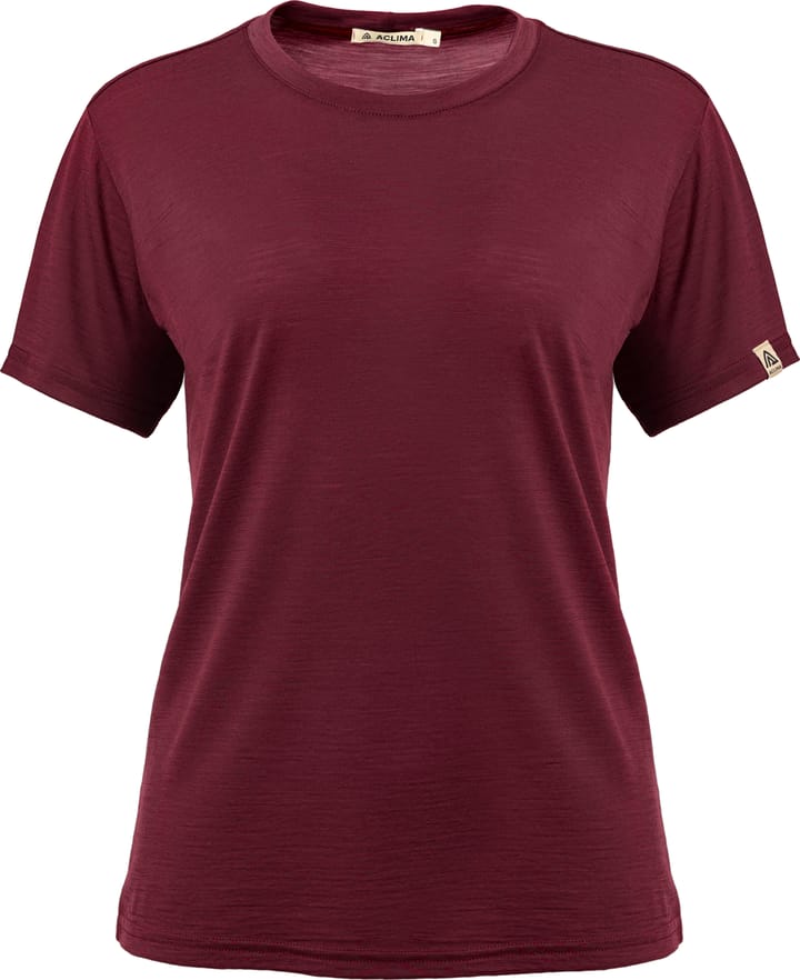 Aclima Women's LightWool Classic Tee Zinfandel Aclima Aclima Women's LightWool Classic Tee Zinfandel Aclima