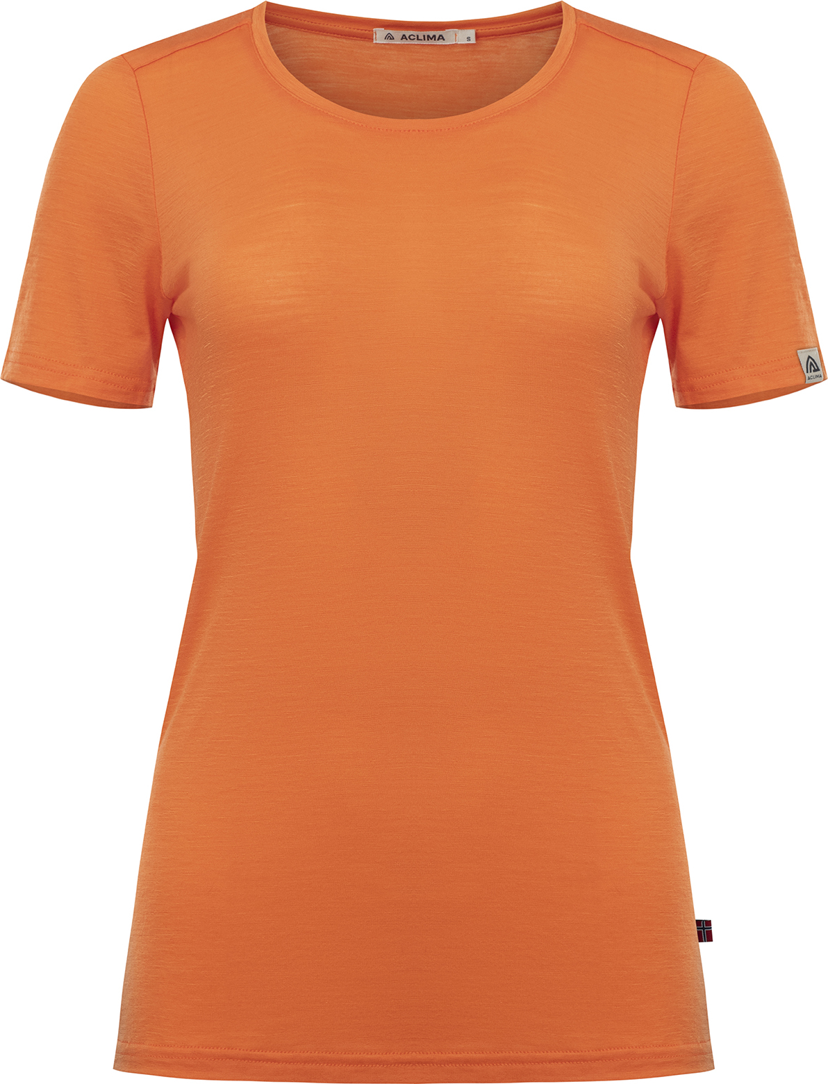 Aclima Women’s LightWool 140 T-shirt Orange Tiger