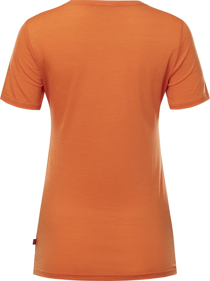 Aclima Women's LightWool 140 T-shirt Orange Tiger Aclima
