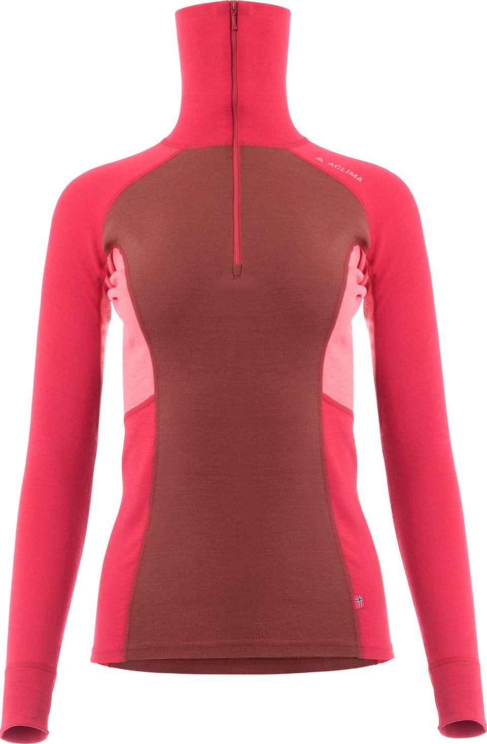 Women's WarmWool Polo Jester Red/Spiced Apple/Spiced Coral