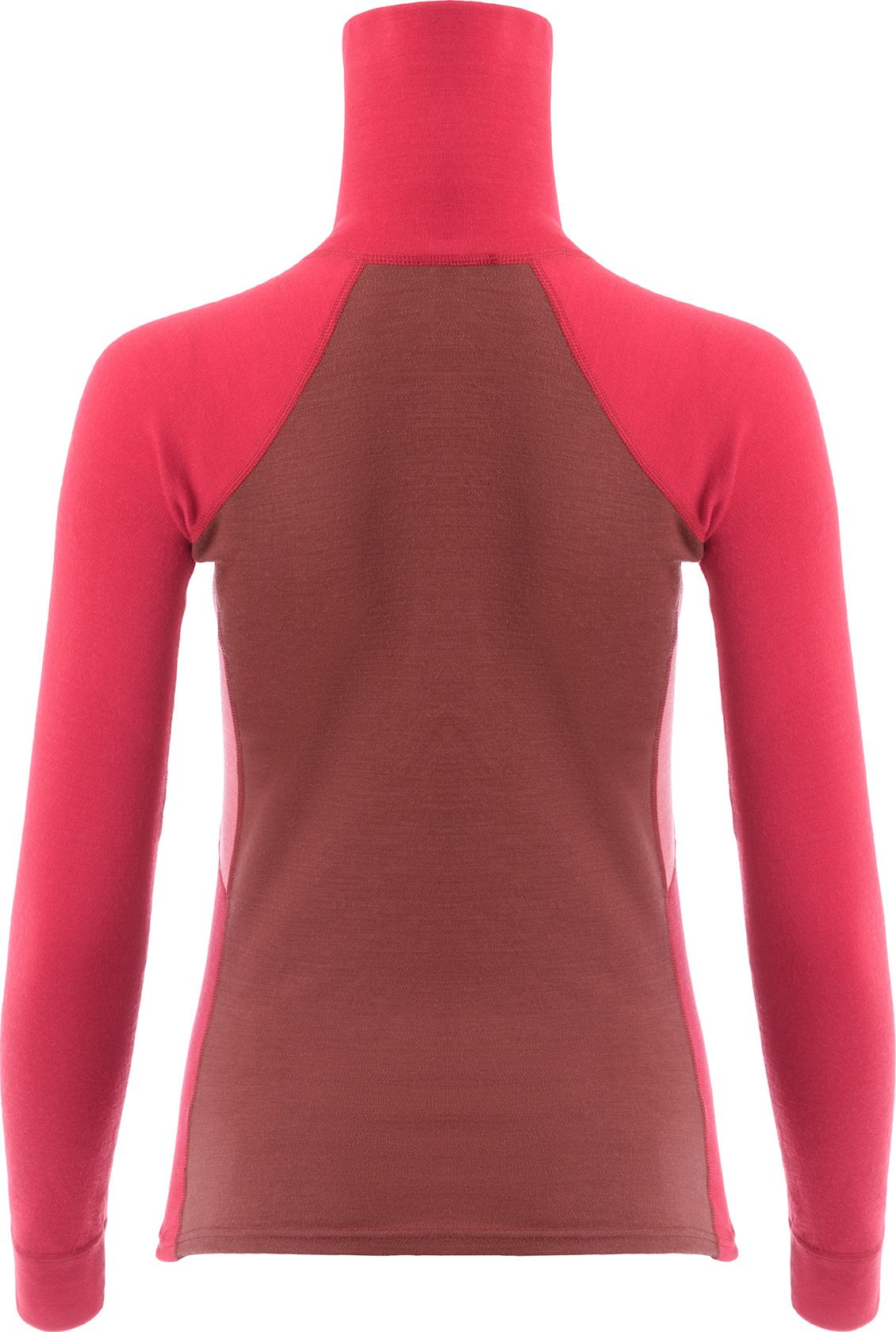 Aclima Women's WarmWool Polo Jester Red/Spiced Apple/Spiced Coral