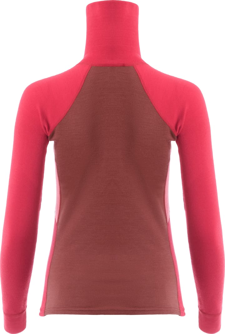 Women's WarmWool Polo Jester Red/Spiced Apple/Spiced Coral Aclima