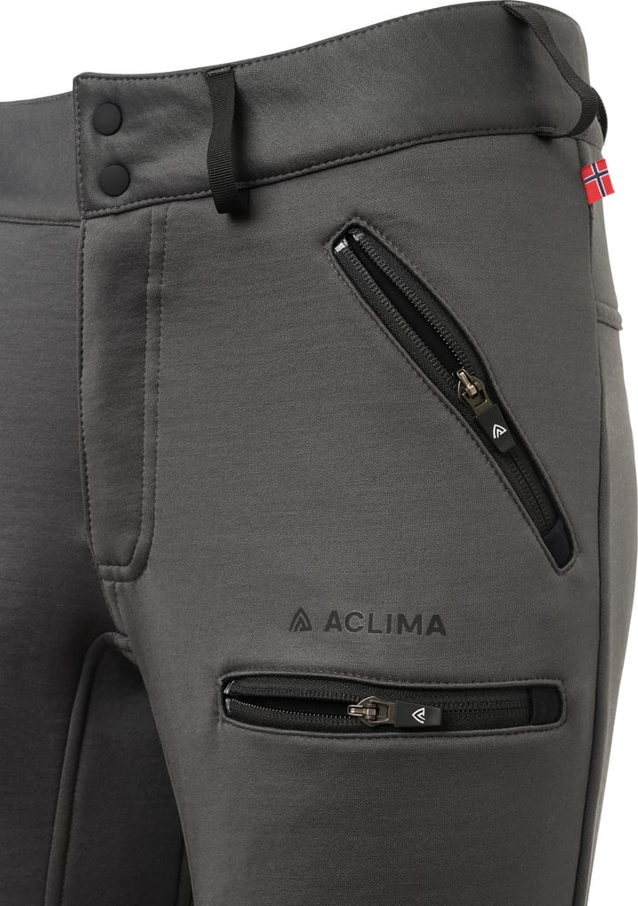 Aclima Women's WoolShell Pants Gray Pinstripe Aclima