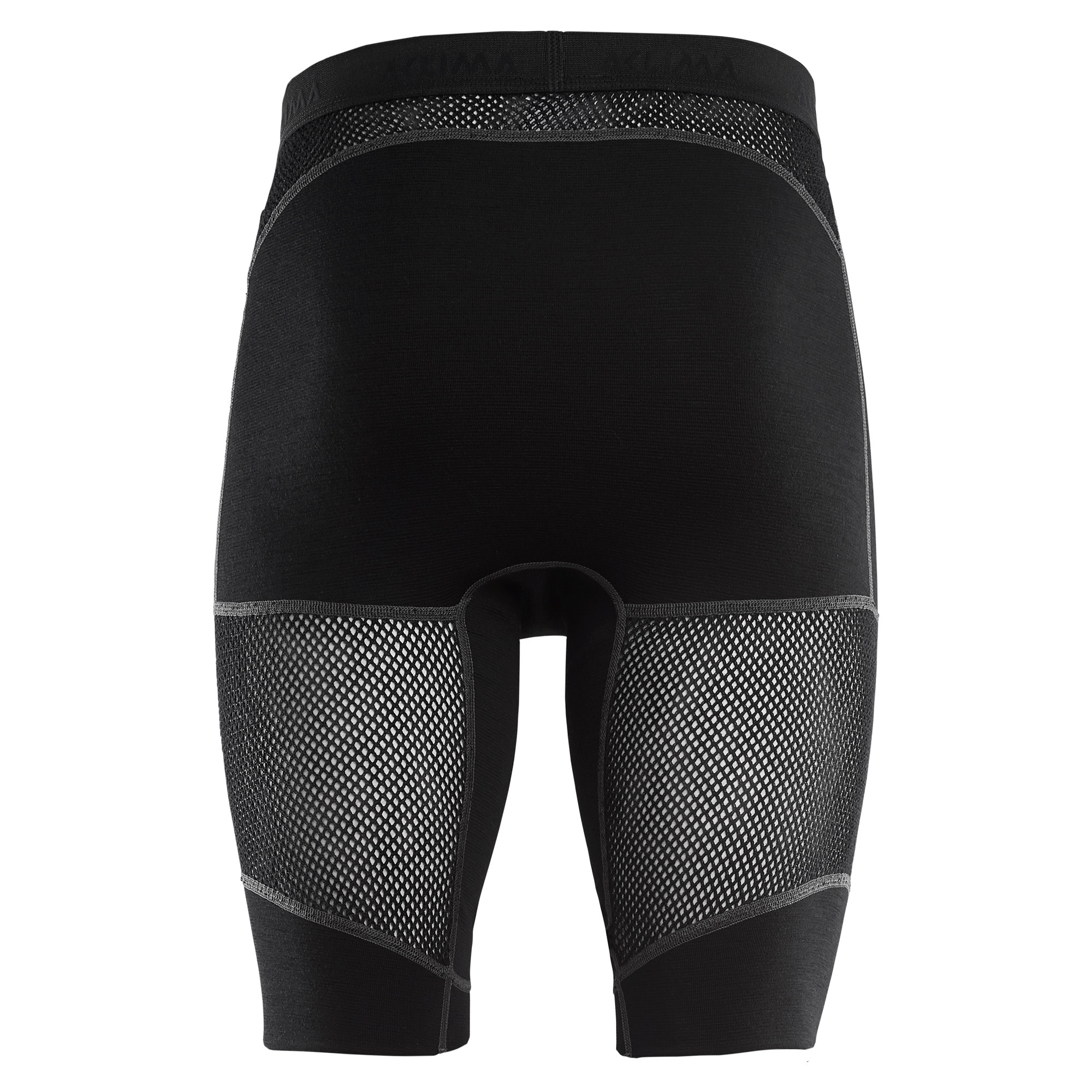 Aclima Men's WoolNet Long Shorts Jet Black | Buy Aclima Men's