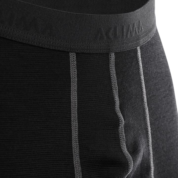 WoolNet Long Shorts Men Jet Black Aclima