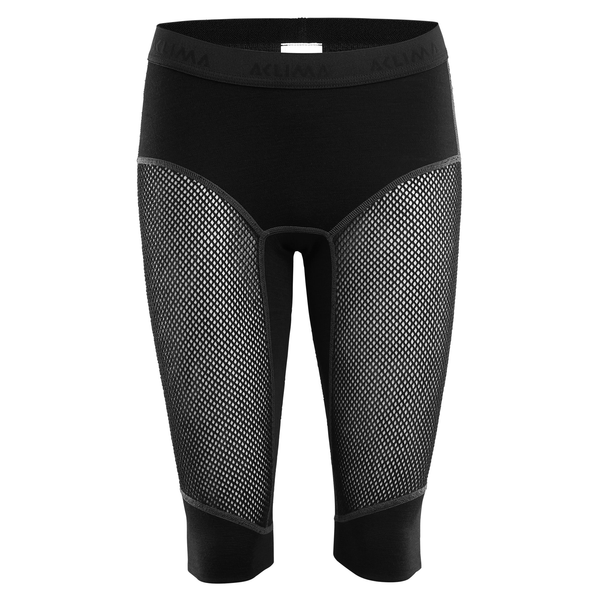 aclima WoolNet Long Shorts Women Jet Black