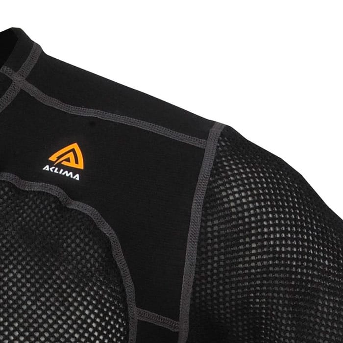Aclima Men's Woolnet T-Shirt  Jet Black Aclima