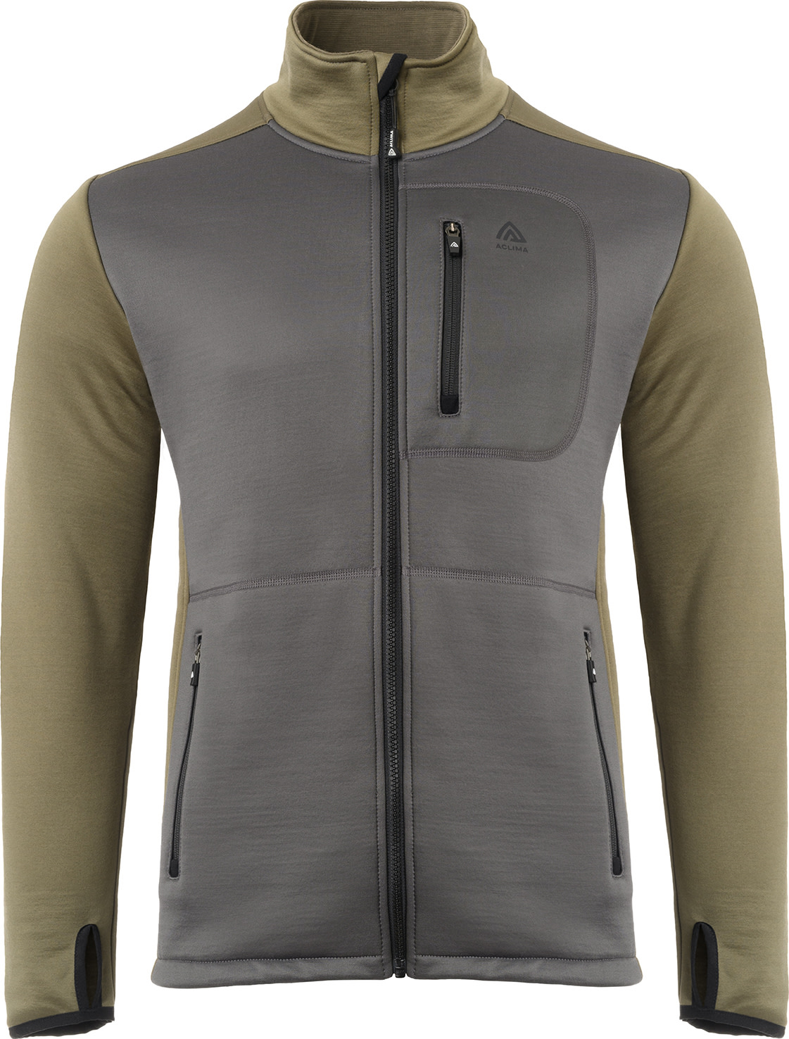 Men's WoolShell Jacket Gray Pinstripe / Tarmac