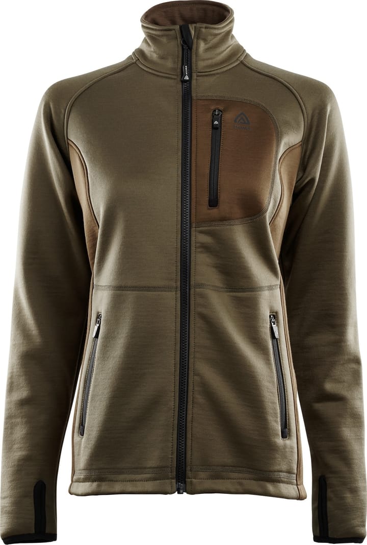 Aclima Women's WoolShell Jacket Capers/Dark Earth Aclima