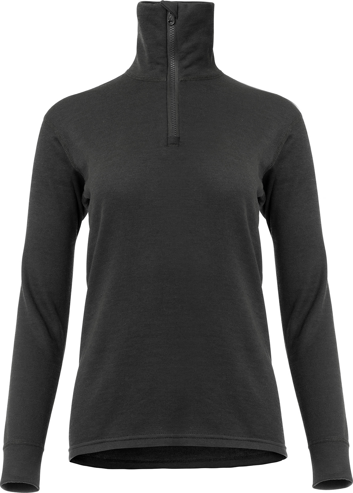 Womens black polo jumper top