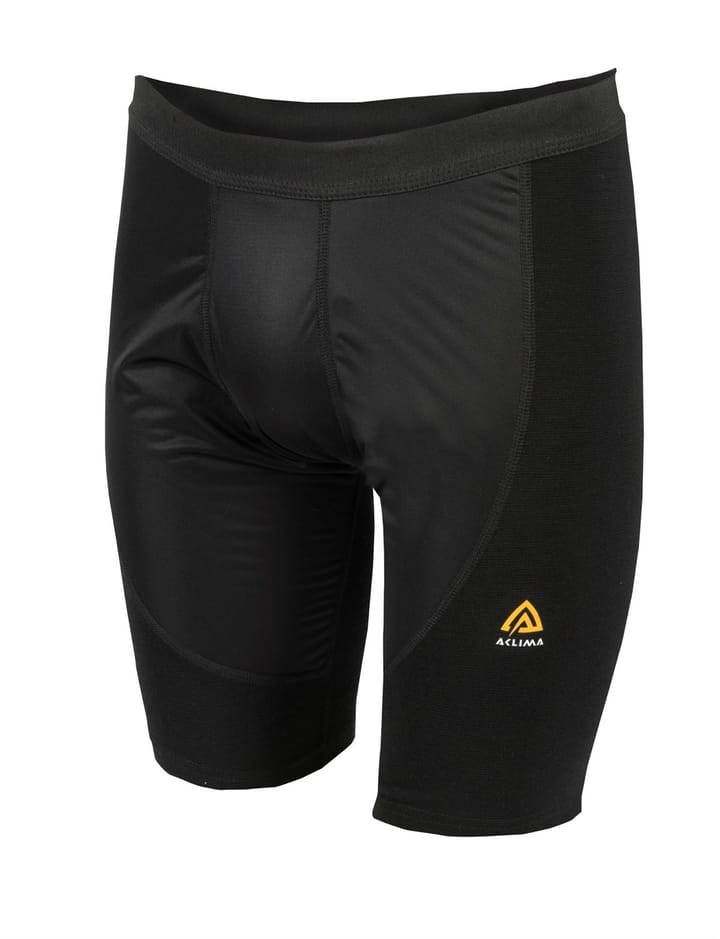 Aclima WarmWool Long Shorts W/Windstop Man Black Aclima