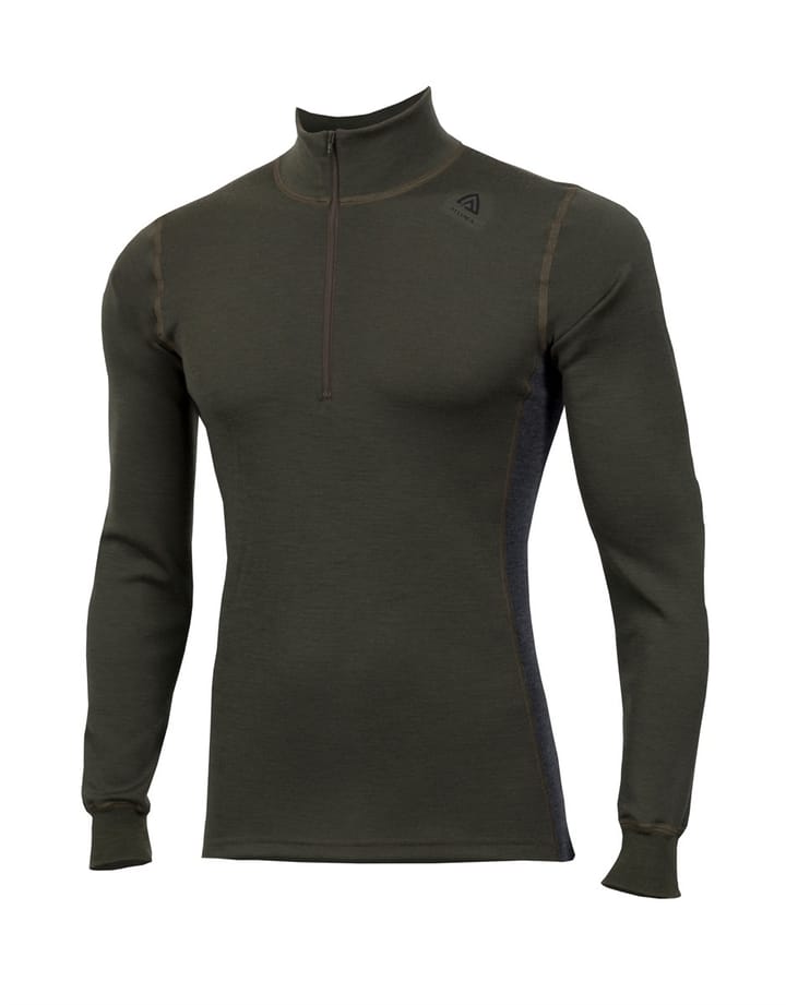 Aclima WarmWool Mock Neck with Zip Man (2021) Olive Night/Marengo Aclima Aclima WarmWool Mock Neck with Zip Man (2021) Olive Night/Marengo Aclima