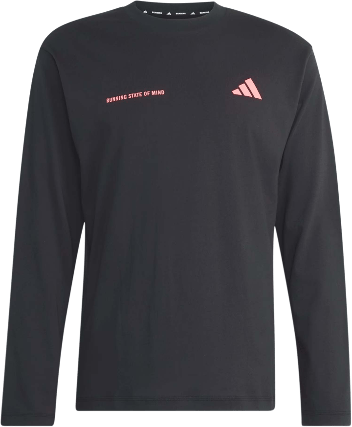 Adidas Running Community Culture Long Sleeve Black/Solar Turbo Adidas