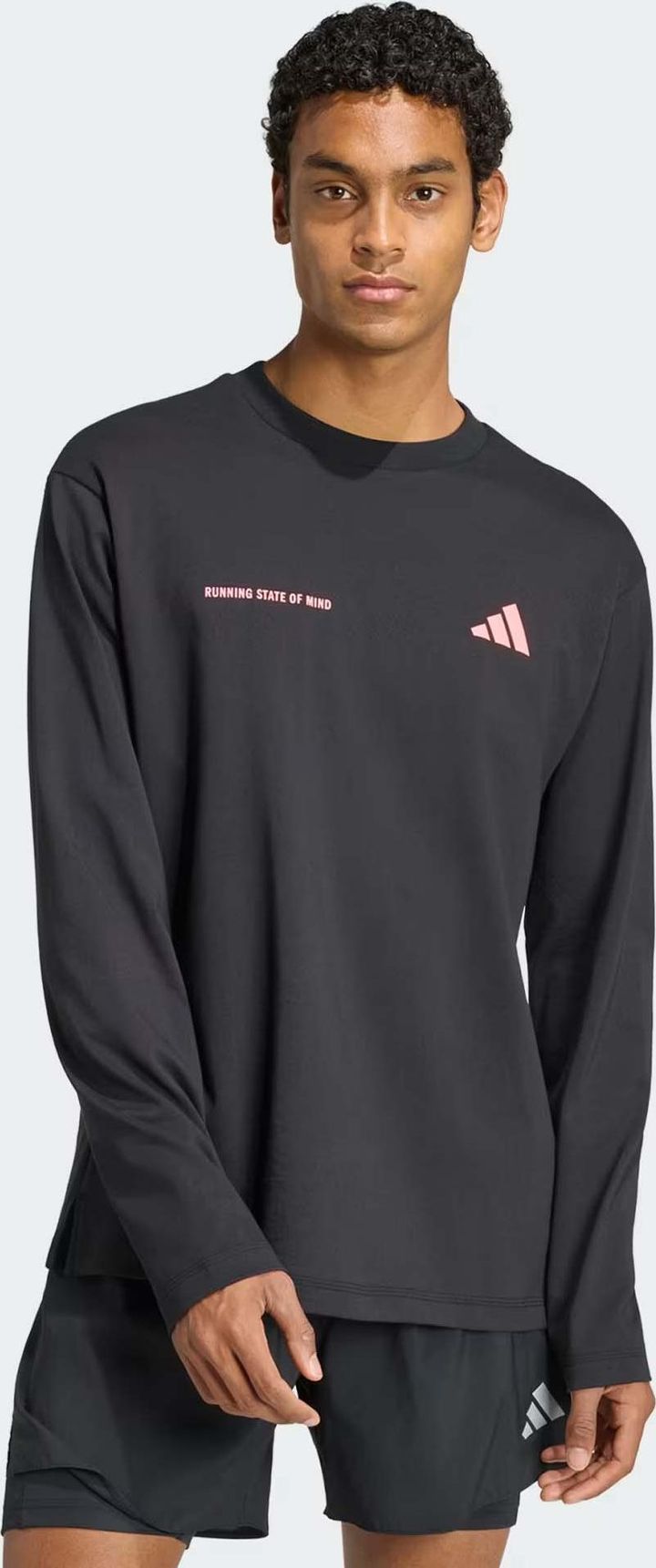 Adidas Running Community Culture Long Sleeve Black/Solar Turbo Adidas