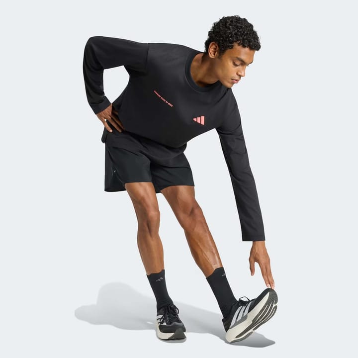 Adidas Running Community Culture Long Sleeve Black/Solar Turbo Adidas