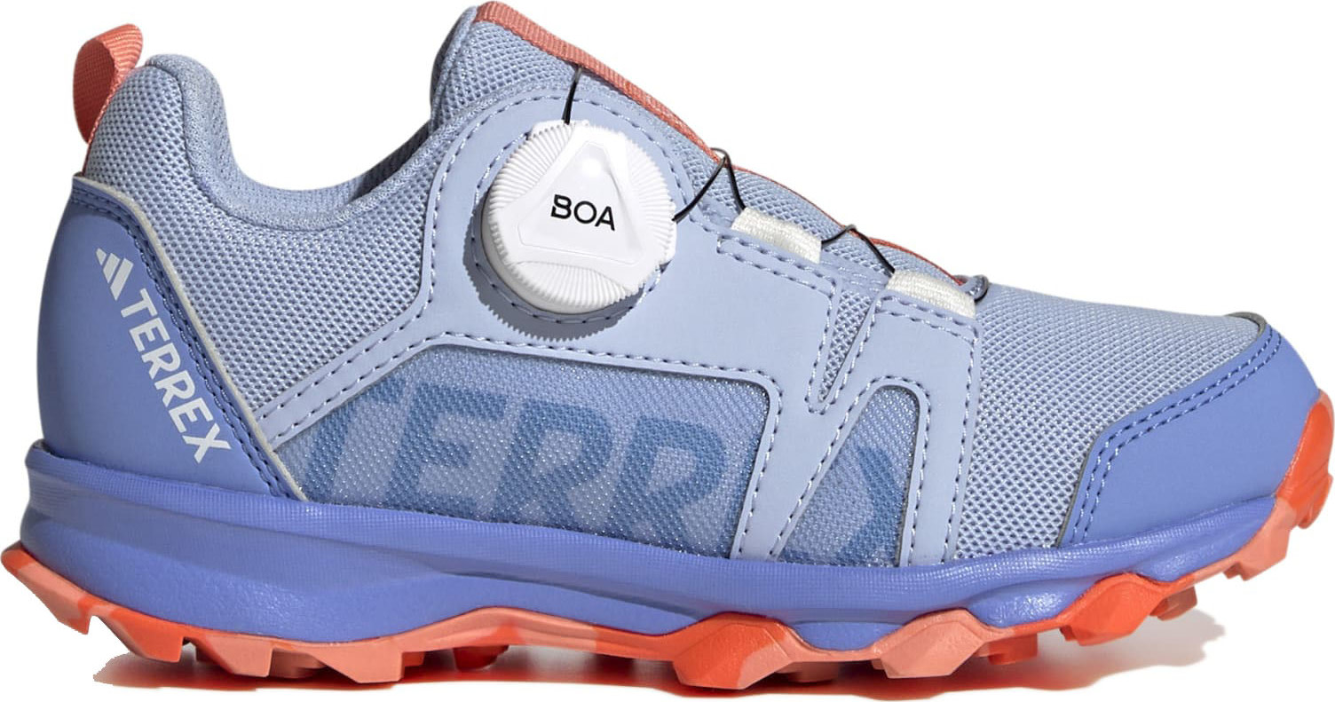 Adidas Kids Terrex Agravic BOA Trail Running Shoes Sogold Bludaw
