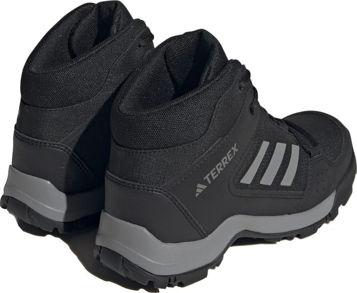Adidas Kids' Terrex Hyperhiker Mid Hiking Shoes Core Black/Grey Three/Core Black Adidas