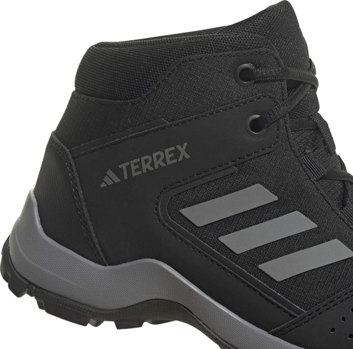 Adidas Kids' Terrex Hyperhiker Mid Hiking Shoes Core Black/Grey Three/Core Black Adidas