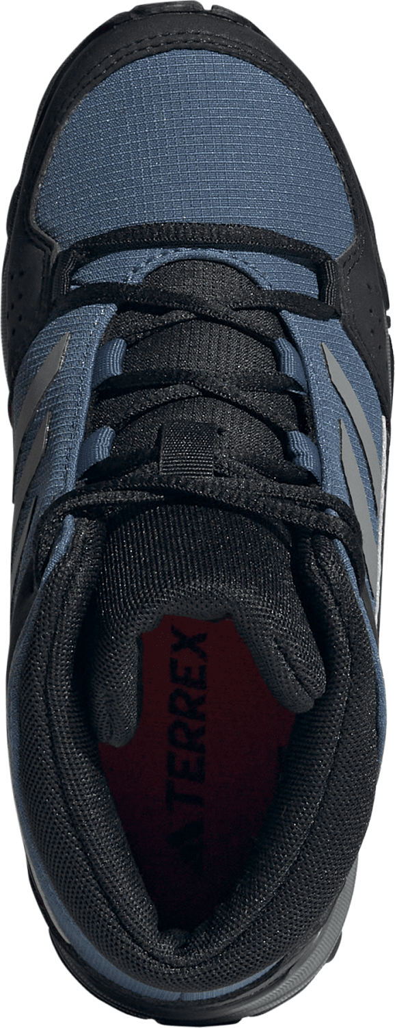 Adidas Kids' Terrex Hyperhiker Mid Hiking Shoes Wonder Steel/Grey Three/Impact Orange Adidas